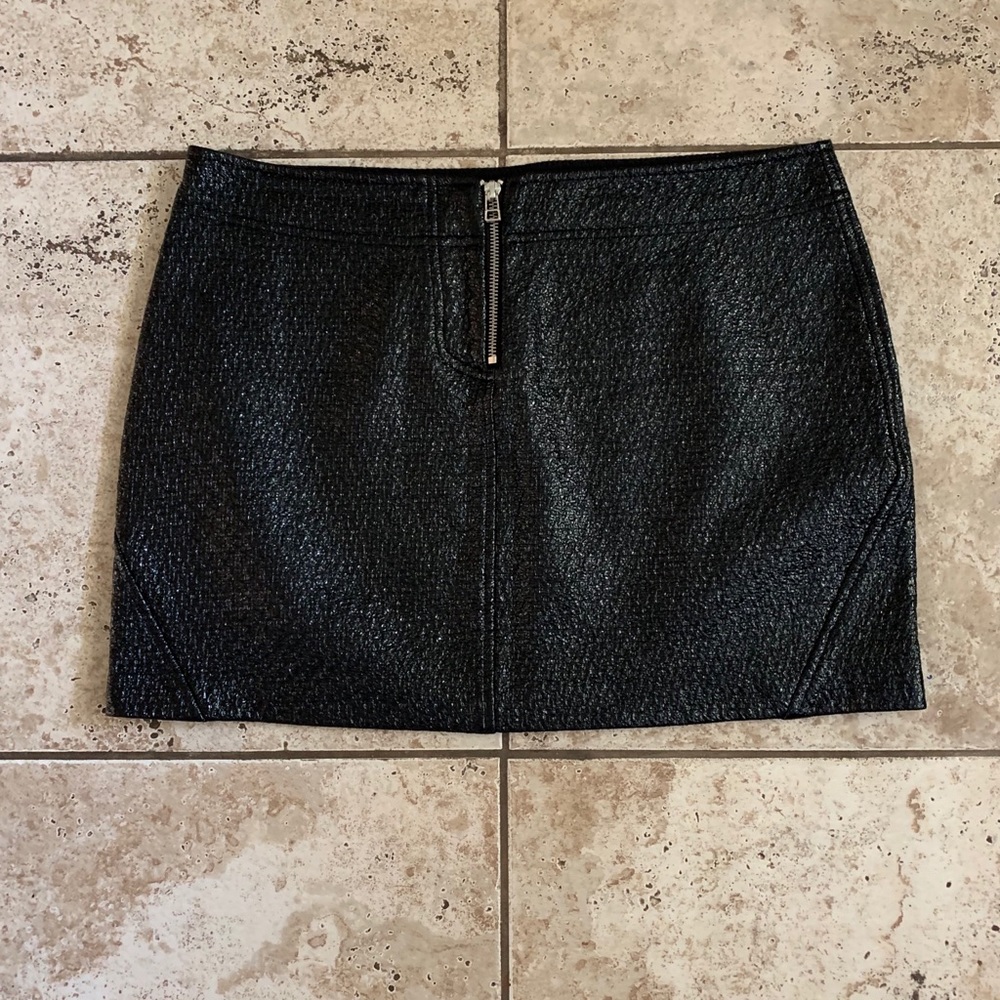 Zara faux leather skirt